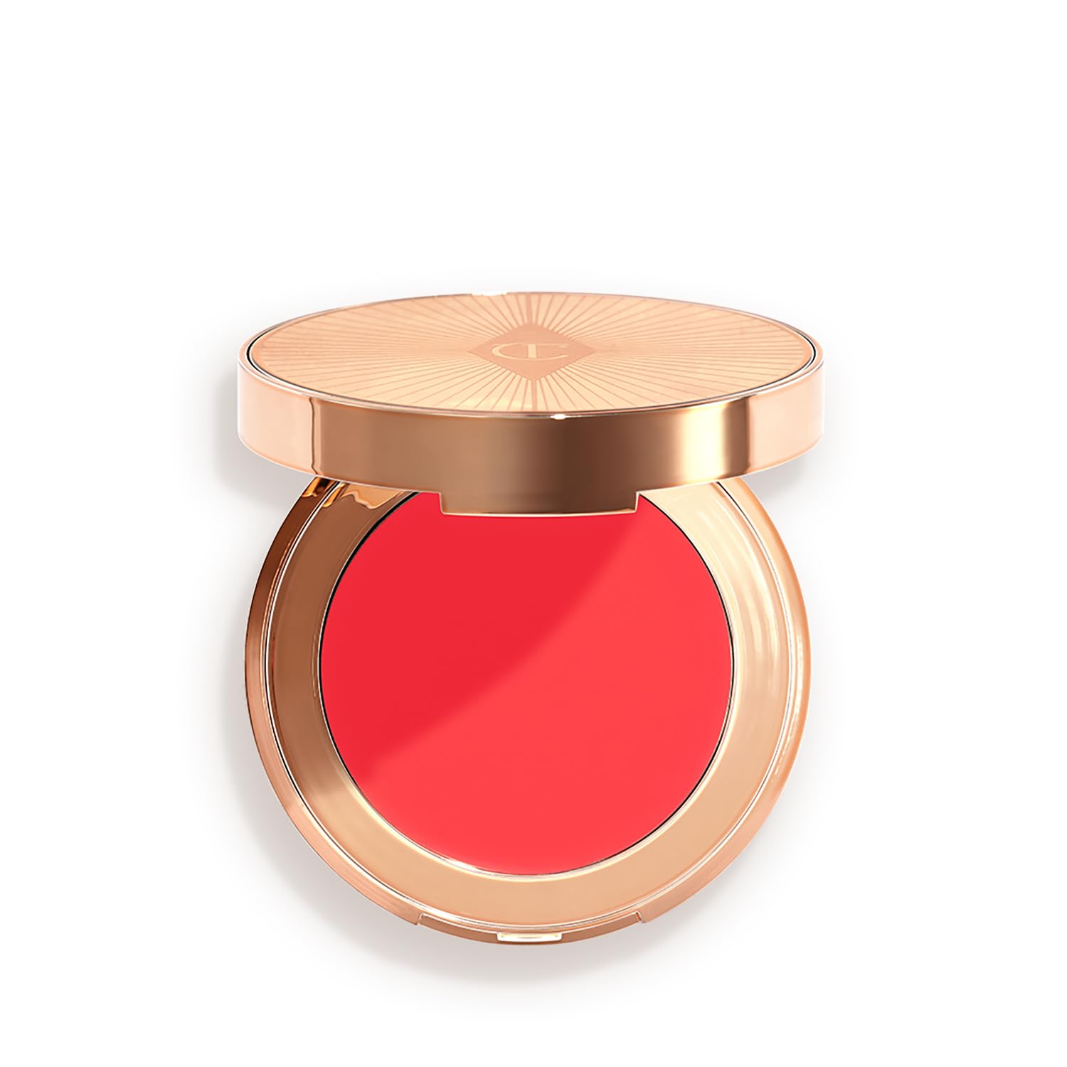 Charlotte Tilbury Beautiful Skin Blush for Cheeks & Lips - Multi-Use Cream Makeup for a Dewy, Sun-Kissed Glow - Infused with Moisturizing Vitamin E - Sun-Blushed Glow