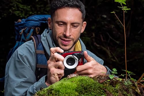 OM SYSTEM Tough TG-7 Red Underwater Camera, Waterproof, Freeze Proof, High Resolution Bright, 4K Video 44x Macro Shooting (Successor Olympus TG-6)