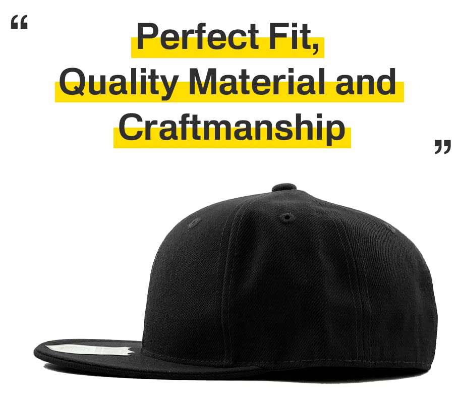 KBETHOS KNW-2364 The Real Original Fitted Flat-Bill Hats True-Fit, 9 Sizes & 20 Colors, 8 (Kelly Green)
