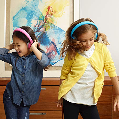 LilGadgets Untangled Pro On-Ear Wireless Kids Headphones for School, Microphone, Volume Limited, SharePort Technology, SoftTouch Padding, Black