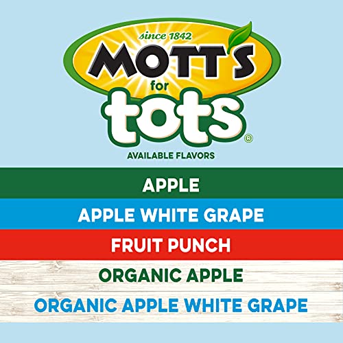 Mott's For Tots Apple, 64 Fl Oz Bottle, Juice With Purified Water, Good Source Of Vitamin C, 40% Less Sugar Than 100% Apple Juice, No Artificial Sweeteners