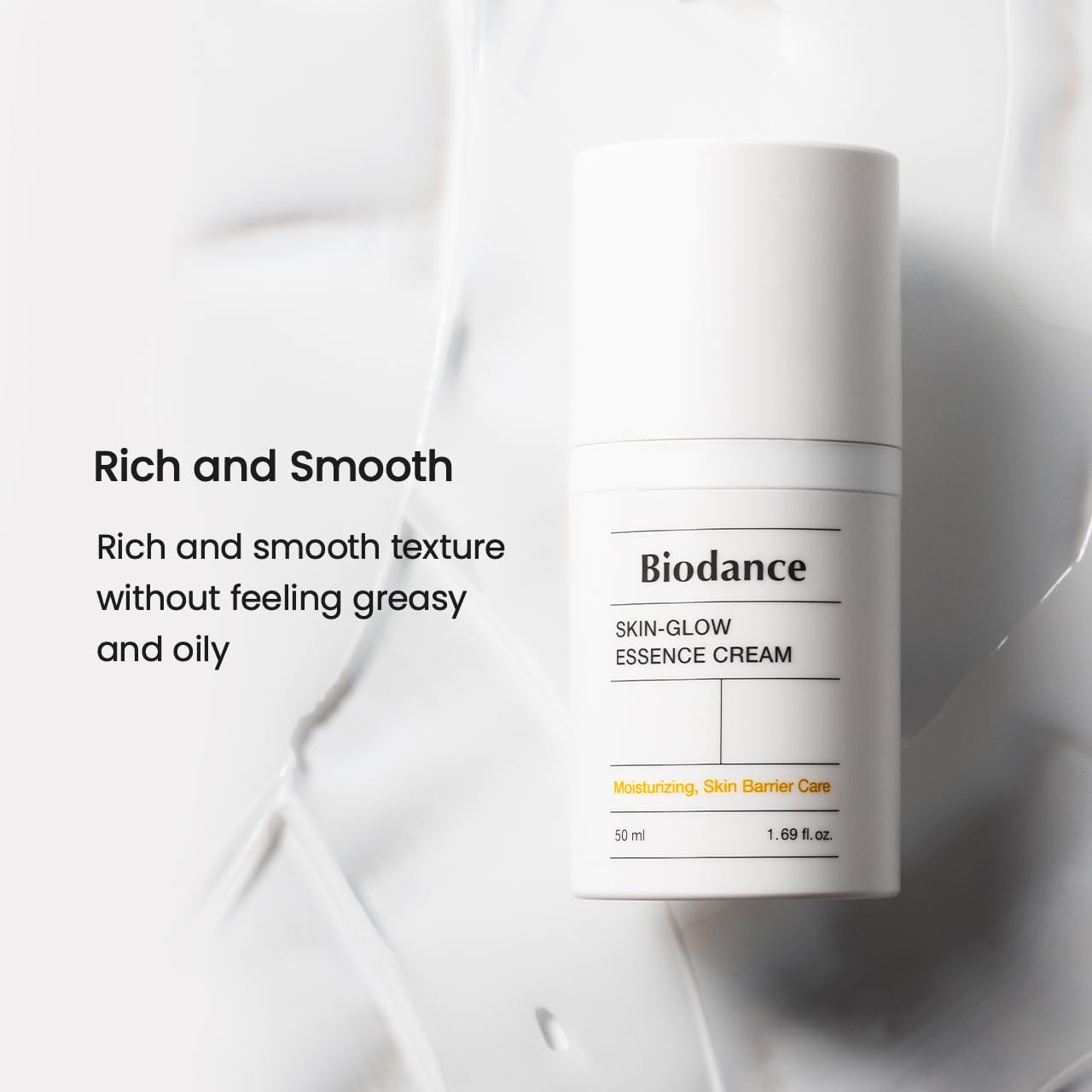 BIODANCE Skin-Glow Essence Cream, Moisturizing, Hydrating, Anti-Aging, Daily Facial Moisturizer with Hyaluronic Acid, Ceramide, Korean Skin Care | 1.69 fl.oz, 50ml