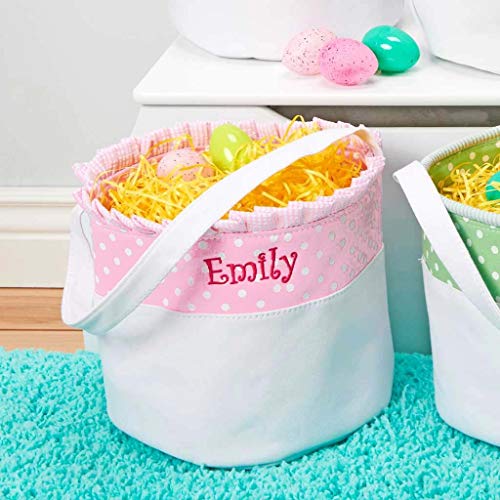 Personalized Soft and Light Easter Basket (Baby Pink)