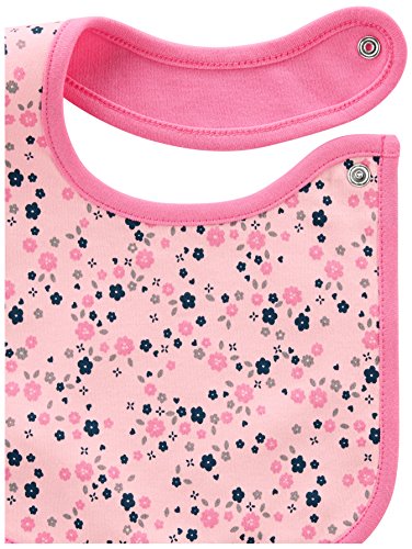 Simple Joys by Carter's Girls' 7-Pack Teething Bibs, Pink/Mint Green, One Size