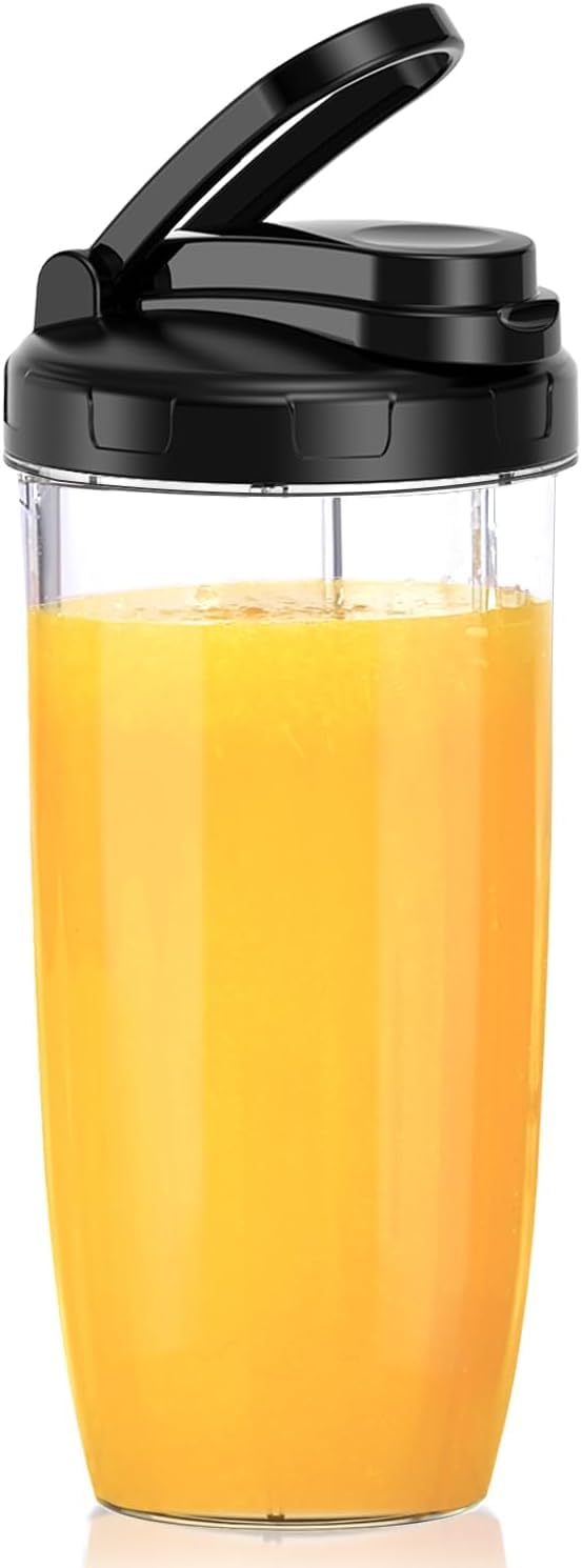 Replacement Cup for Lampick Smoothie Blender 22oz for PC-2115 PC-2116 1100W Blender with Travel Lid