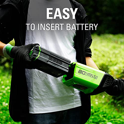 Greenworks Pro 80V 20" Cordless Pole Hedge Trimmer, 2.0Ah Battery and Charger Included