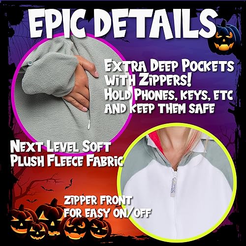 Funziez! Narwhal Costume -Adult Costume - One Piece Animal Pajama