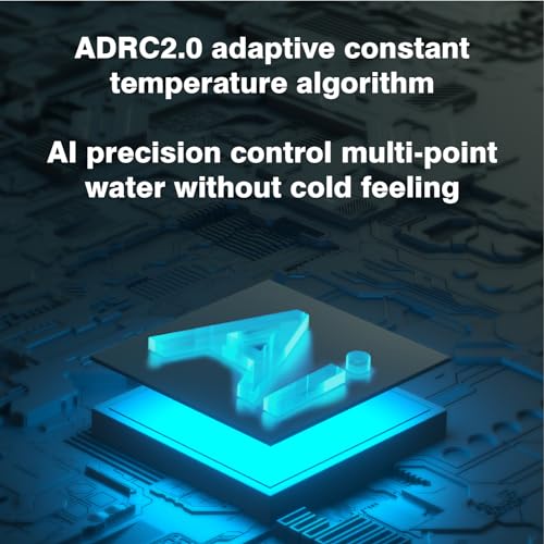 Ranein Natural Gas Tankless Water Heater with Vent Pipe, Indoor Max 3.6 GPM, 80,000 BTU Instant Hot Water Heater