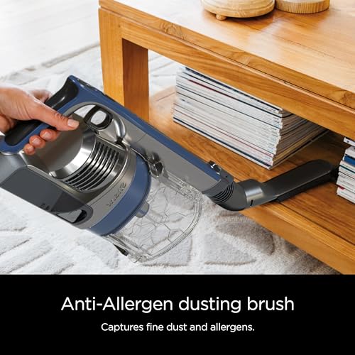 Shark Anti-Allergen Cordless Lightweight Stick Vacuum, 40 min runtime, Blue
