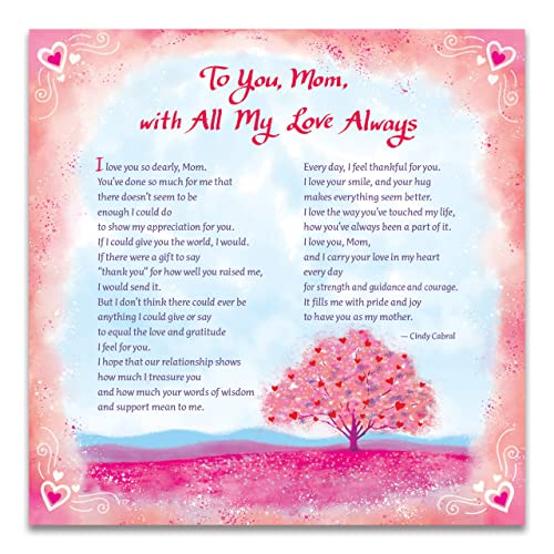 Blue Mountain Arts Mom, You Mean the World to Me-2024 Wall Calendar