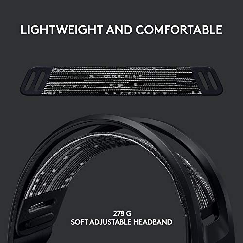 Logitech G733 Lightspeed Wireless Gaming Headset, LightSync RGB with Signature Series Gift Bundle