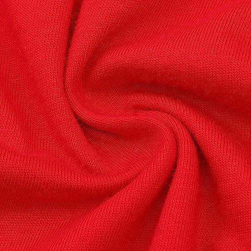Youlebao Girls Cotton Long Sleeve Casual Cartoon Appliques Striped Jersey Dresses (3T, UGDS05)