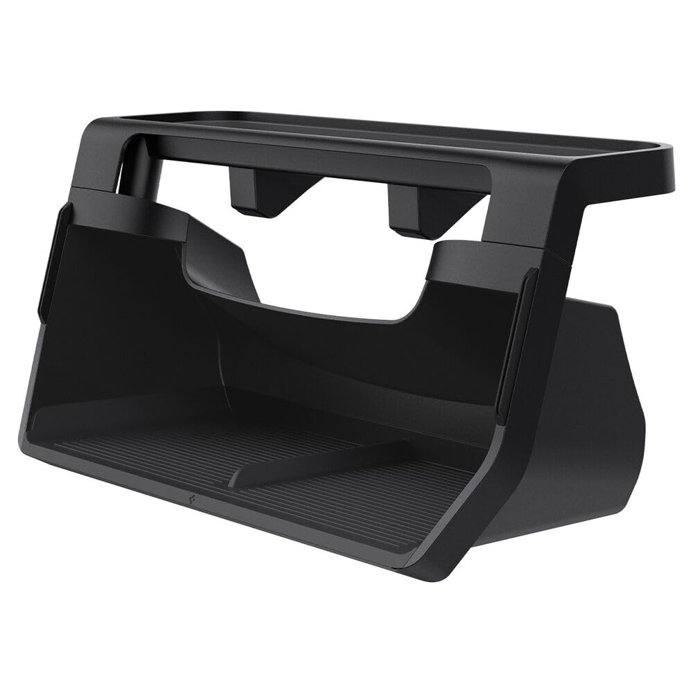 Spigen (Upgraded Under Screen Storage Organizer for Tesla Model Y Juniper (Standard, Premium & Performance 2025/2026) and Model 3 Highland (Standard, Premium & Performance 2024/25/26) - Black
