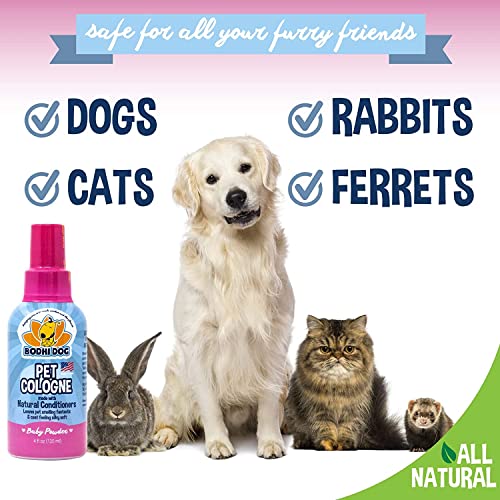 Bodhi Dog Natural Dog Cologne | Premium Scented Deodorizing Body Spray for Dogs & Cats | Neutralizes Strong Odors | Dog Perfume with Natural Dog Conditioner | Made in USA (Sugar Cookie, 8 Fl Oz)