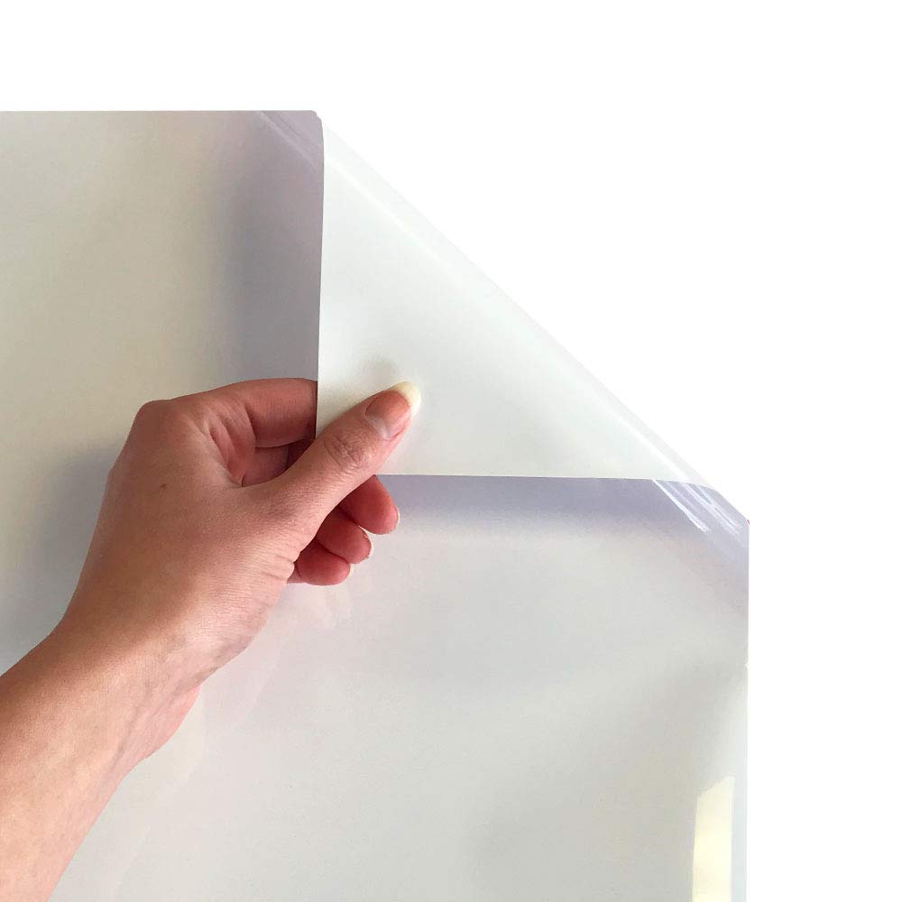 Siser EasyWeed Heat Transfer Vinyl 11.8" x 5ft Roll (White) - - Compatible, Cricut, Silhouette and Other Craft/Professional Cutters - CPSIA Certified