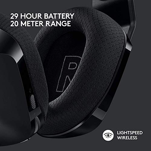 Logitech G733 Lightspeed Wireless Gaming Headset, LightSync RGB with Signature Series Gift Bundle