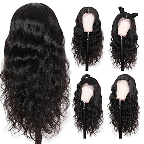 Doaburu 360 Lace Front Wigs Human Hair,14 inch Body Wave Transparent Full Lace Wigs Pre Plucked With Baby Hair,Can Make Ponytail and Buns,150% Density Remy Human Hair for Women