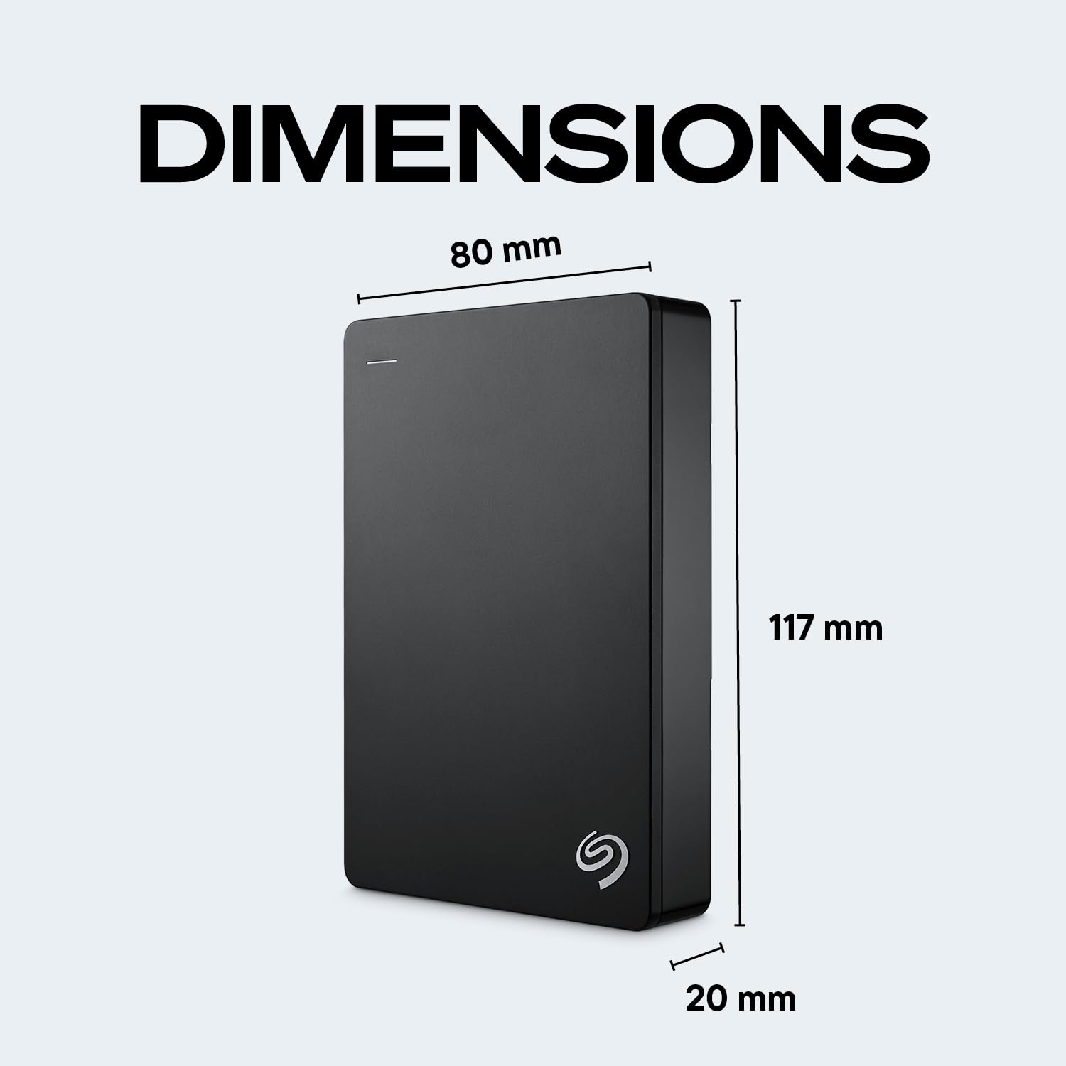 Seagate Portable 4TB External Hard Drive HDD – USB 3.0 for PC, Mac, Xbox, & PlayStation - 1-Year Rescue Service (SRD0NF1)