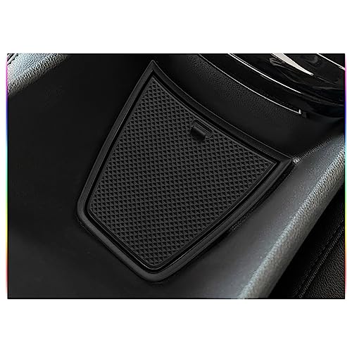 SKTU 2024 2025 2026 Chevy Trax Door Slot Mat for 2024 2025 2026 Chevrolet Trax (LS,1RS,LT,2RS,ACTIV) 14PCS Fit 2024 2025 2026 Chevy Trax Accessories Door Compartment Cup Center Console Liners (Black)