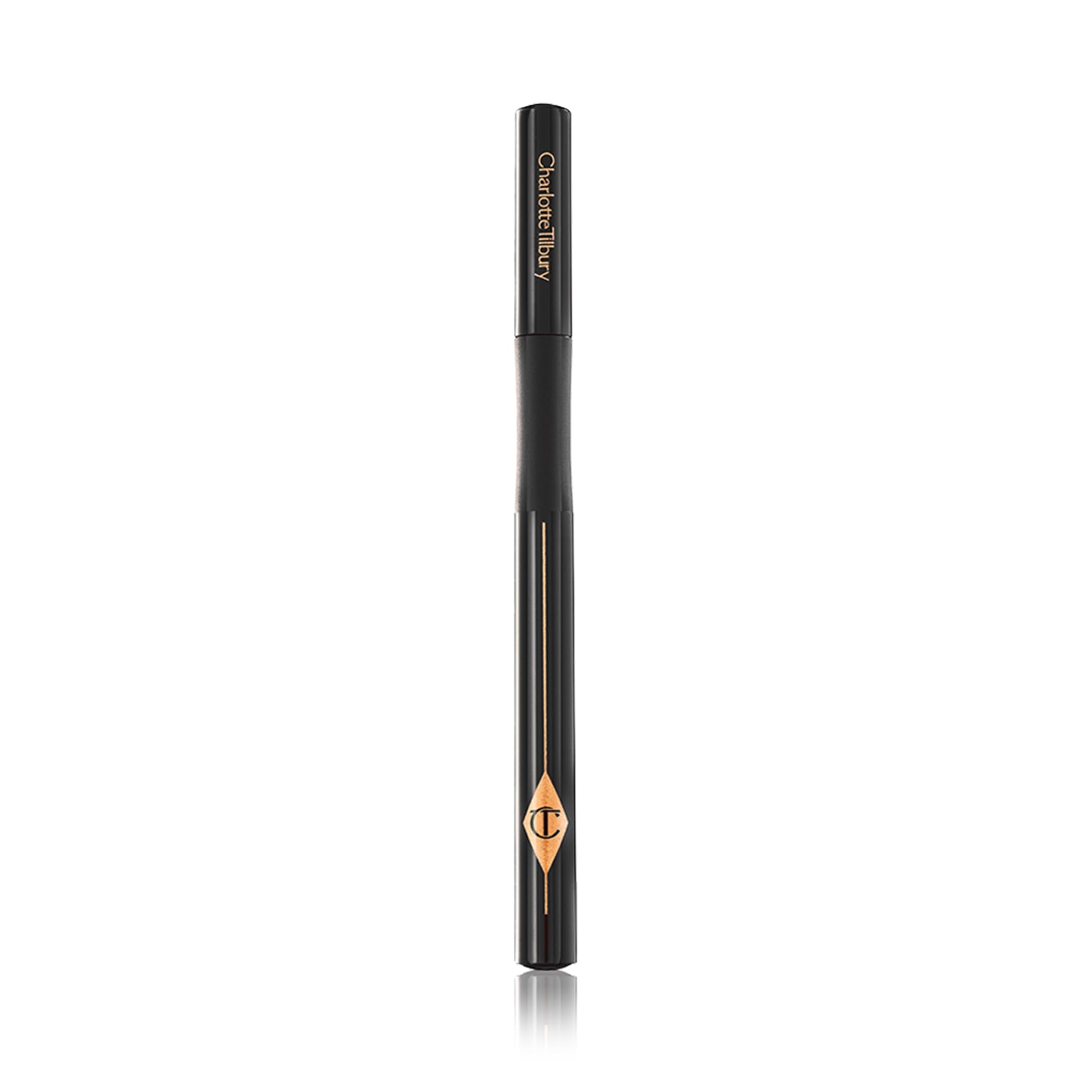 Charlotte Tilbury The Feline Flick Waterproof Liquid Eyeliner - Black Eyeliner Pen with a Quick-Drying, Matte Formula - Enriched with Intense, Highly-Pigmented Color Pay-Off - Panther
