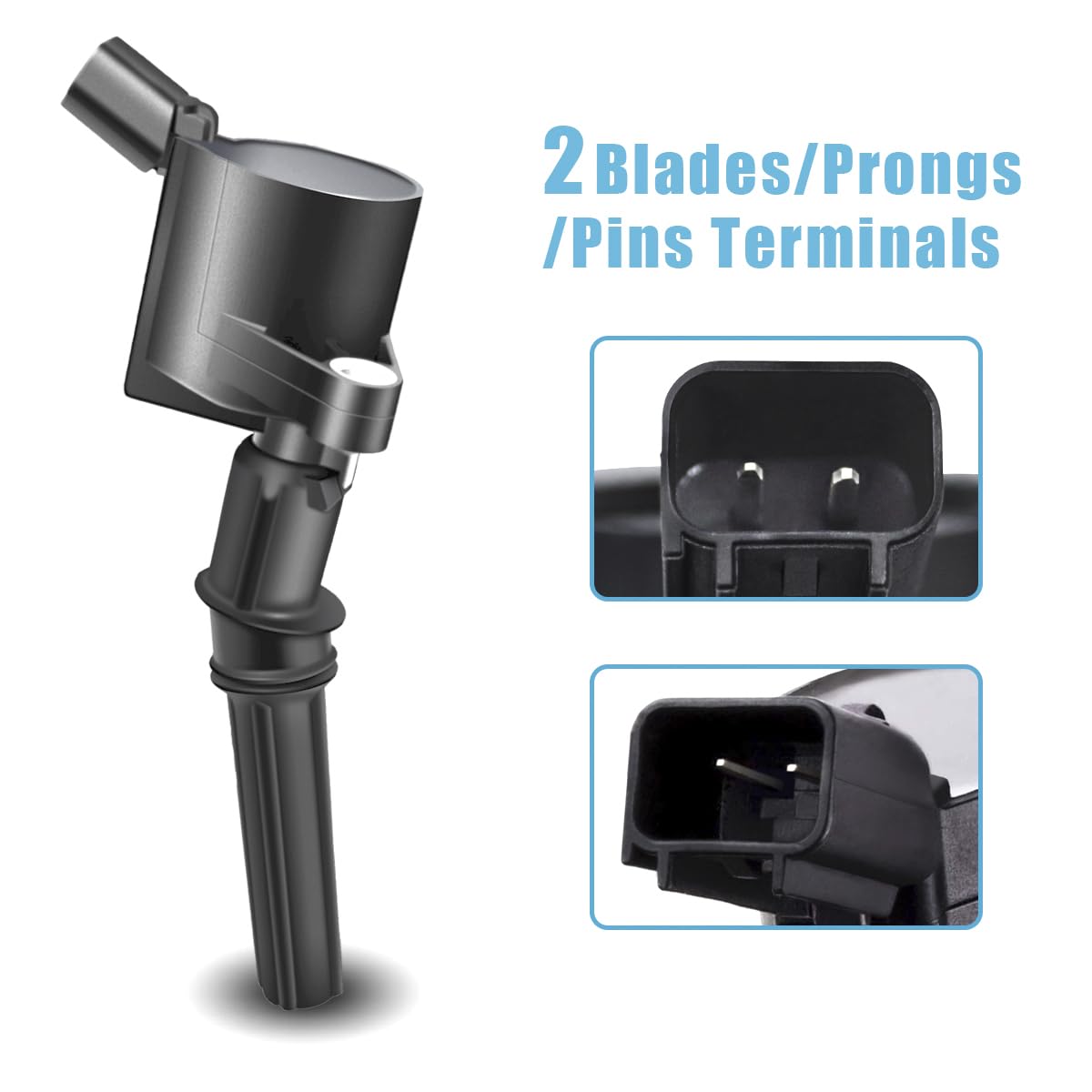 MAS Set of 8 Ignition Coil DG508 and Motorcraft Spark Plug SP493 compatible with Ford Lincoln Mercury 4.6L engines DG457 DG472 DG491 F523 3W7Z12029AA 1L2U12029AA 1L2U12A366A