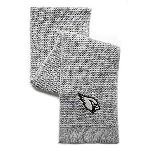 Littlearth unisex-adult NFL Atlanta Falcons Waffle Knit Scarf, Grey, 70" x 8"