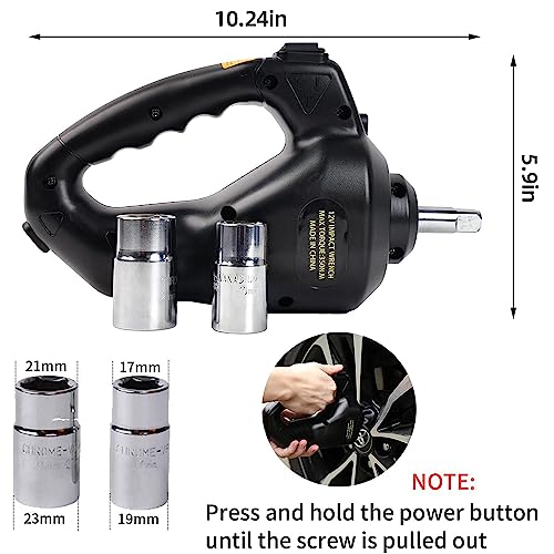 ROGTZ Electric Car Jack kit 5 Ton 12V Car Jack Hydraulic Jack with Impact Wrench and Tire Inflator Pump, Car Lift Floor Jack for SUV Sedans Tire Change with LED Light (Black)