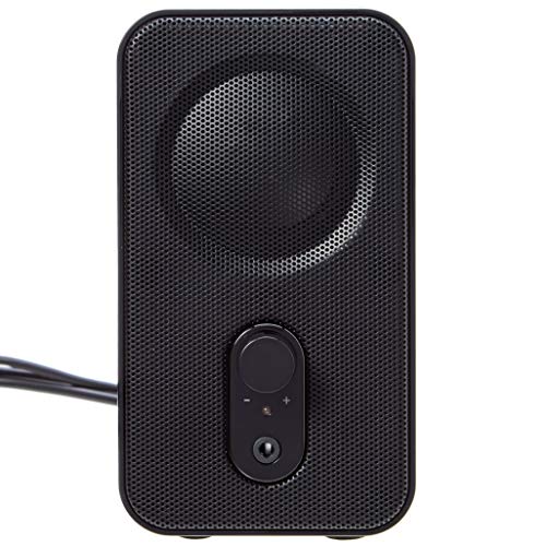 Amazon Basics Computer Speakers for Desktop or Laptop PC , USB-Powered, Black