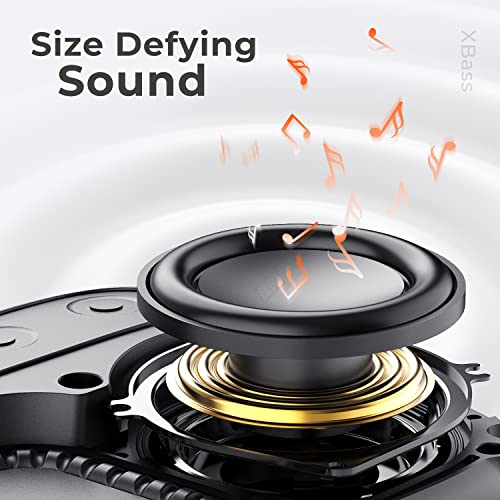 Tribit StormBox Micro 2 Wireless Portable Speaker: 10W Loud Deep Bass Sound, IP67 Waterproof Bike Speaker with Bluetooth 5.3, 12H Playtime, TWS Pairing for Camping Travel Hiking