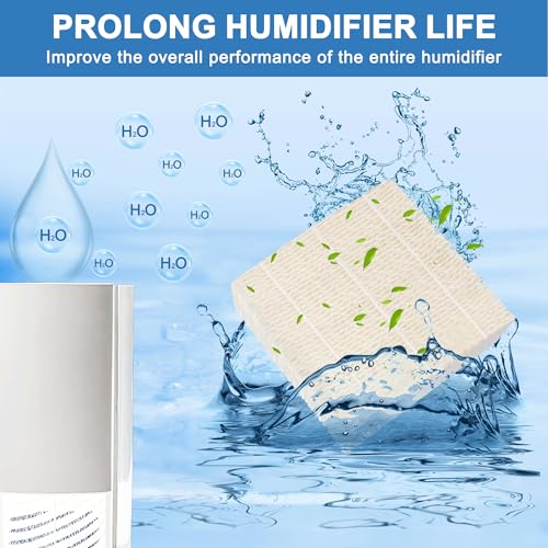NISHCON 1043 Humidifier Wick Filters Replacement for Aircare EP9800 EP9500 EP9700 EP9R500 EP9R800 821000 826000 826800 831000 and Bemis Space Saver 800/8000 Series Pack of 2