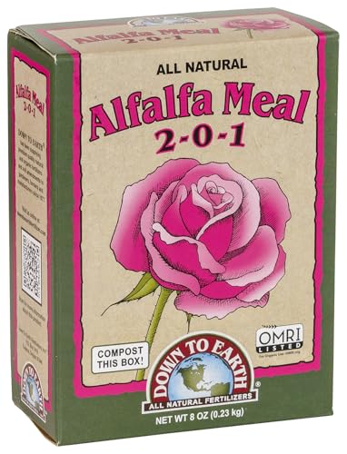 Down to Earth Organic Alfalfa Meal Fertilizer Mix 2-0-1, 0.5 lb
