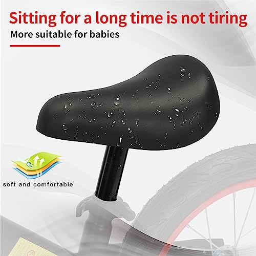 Bueuwe 16 inch Balance Bike for 4 5 6 7 8 Year Old Boys Girls, No Pedal Kids Bikes, Toddler Training Bicycle with Adjustable Seat, Best Gift, Black