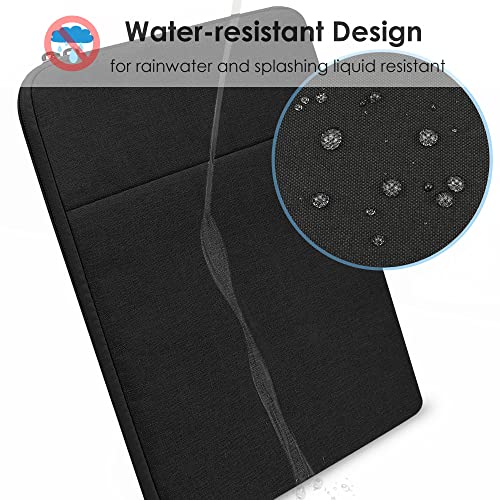 ProElife 13-Inch Laptop Sleeve Case for 2025-2022 MacBook Air 13.6 inch with M4 M3 M2 Chip and MacBook Pro 13'' M2 Chip Accessory Traveling Carrying Bag Water-Resistant Cover Simple Case (Black)