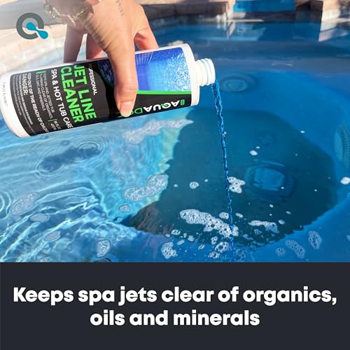 MAV AquaDoc Spa Jet Cleaner for Hot Tub - Spa Jet Line Cleaner for Hot Tubs & Jetted Tub Cleaner to Keep Your Jets Clean - Fast Acting Spa Flush for Hot Tub (Jet Line Cleaner - 1 Pint)