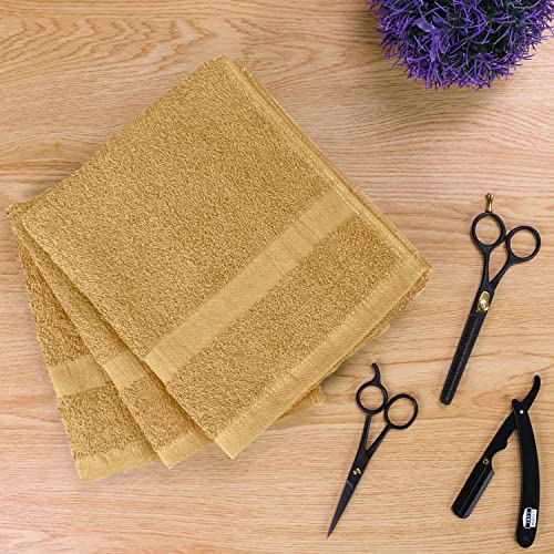 Utopia Towels Black Salon Towels, Pack of 72 (Not Bleach Proof, 16 x 27 Inches) Highly Absorbent Towels for Hand, Gym, Beauty, Spa, and Home Hair Care