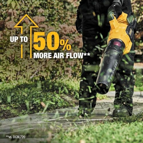 DEWALT FLEXVOLT 60V MAX* Blower, 125 MPH, 600 CFM (DCBL772X1)