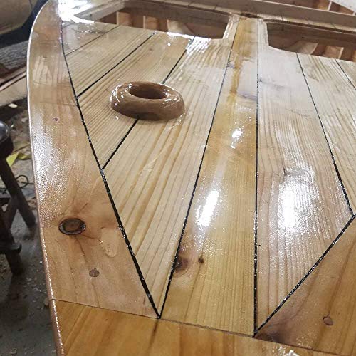TotalBoat-510825 High Performance Epoxy Kit, Crystal Clear Marine Grade Resin and Hardener for Woodworking, Fiberglass and Wood Boat Building and Repair (Gallon, Medium)