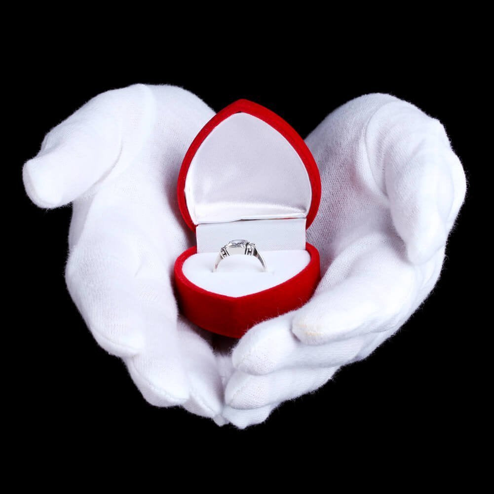 10Pairs White Cotton Gloves Large Size for Art handling Crafting Coin Jewelry Silver Inspection by LUCKY SLD