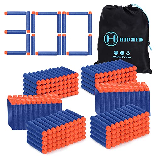 Blaster Darts, 300 Pack Refill Bullets for Nerf N-Strike Elite, Toys Foam Blasters for Boys Party Favors
