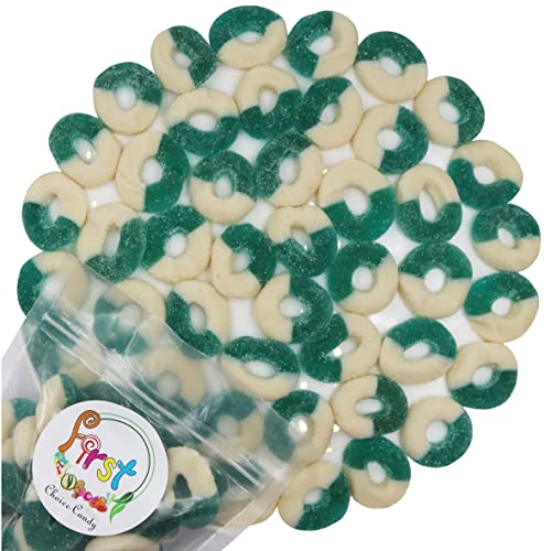 FirstChoiceCandy Gummy Rings (Sour Mini Pineapple, 2.2 Pound (Pack of 1))