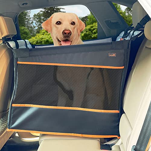 LOOBANI Dog Car Seat for Medium Large Dogs, Seat Extender for Dogs, with Waterproof Pee Pad and Pet Seat Belt, Provide Your Pet a Comfortable and Safety Travel Car Seat