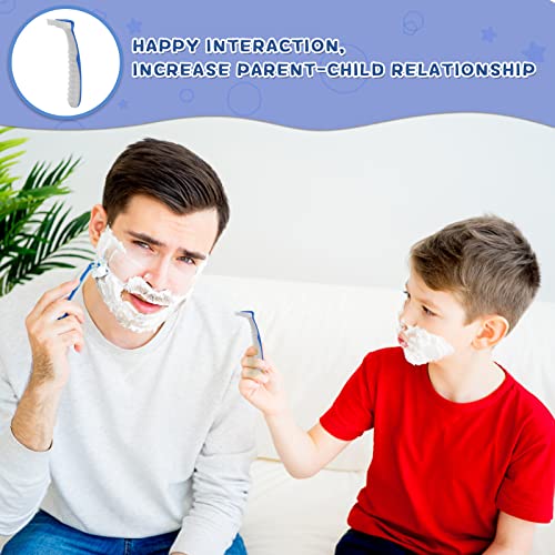 Gifts2U My First Shaving Kit for Boys, 22 Pcs Kids Barber Set Toy Pretend Play Hair Salon Playset with Shaver, Blow Dryer, Scissors, Razors & Styling Shawls Costume for Kids Ages 3 Years and up