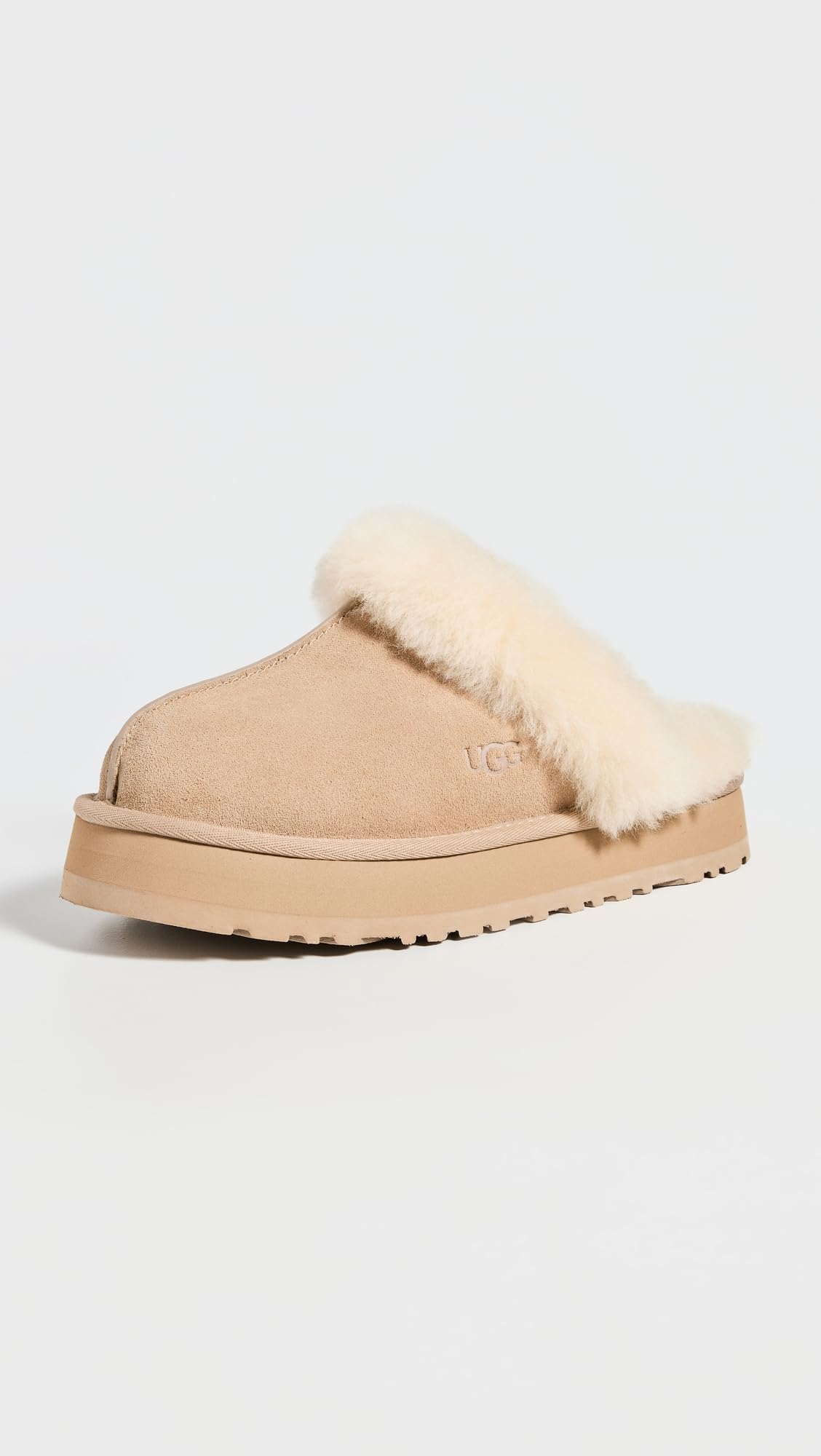 UGG Women's DISQUETTE Slipper, Sand, 7