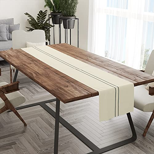 Stripe Table Runner, Modern Centerpiece Table Runner Decor for Dinning Room Kitchen Home Farmhouse Table Runner Decorations for Holiday Party, Housewarming Gifts for Women Couple Friends, 13X72Inches