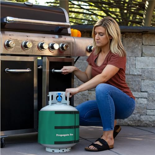 20 Pound Propane Gas LP Cylinder Tank Heater by Propagate Pro | 110V Heating Wrap Blanket for 5 Gallon Buckets 30, 40 LB, Insulated Protective Cover Safely Heats Year Round Use 120V (5GAL-20LB/LP)