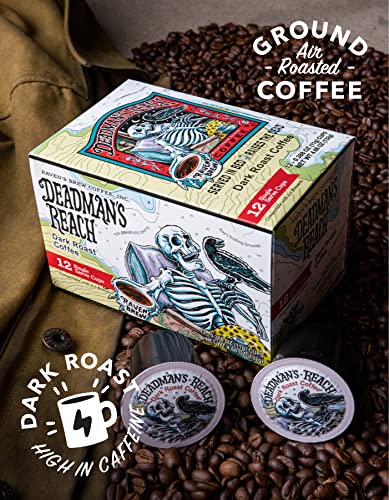 Raven’s Brew Coffee High Caffeine Dark Roast K-Cup Compatible Single Serve Pods — Deadman’s Reach 12ct