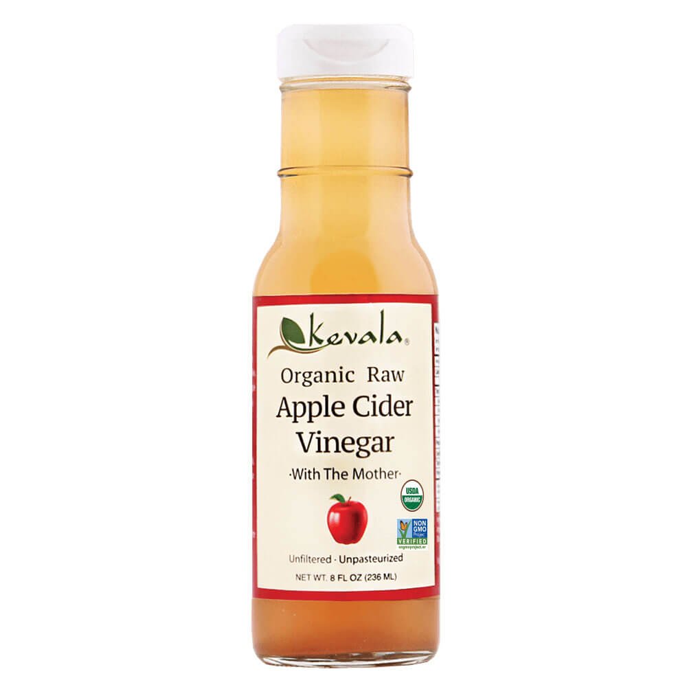 Kevala Organic Apple Cider Vinegar – 8 fl oz – 236 ml – Apple Vinegar Cider – Raw Apple Cider Vinegar with Mother - Unfiltered Apple Cider Vinegar