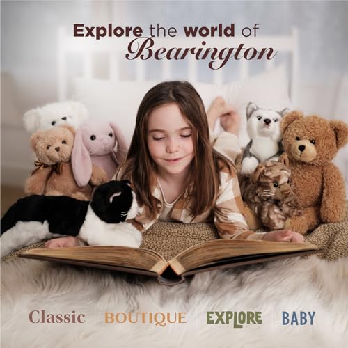 Bearington Lil’ Simon Love 6.5 Inch Sloth Stuffed Animal - Cute Plush Toy for Girls & Kids - Unique Sloth Plush Valentine’s Day Gift