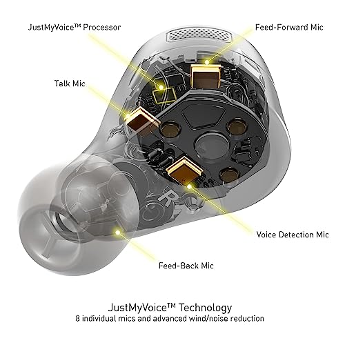 Technics HiFi True Wireless Multipoint Bluetooth Earbuds with Advanced Noise Cancelling, Impressive Call Quality Using JustMyVoice Technology, Alexa Built in, EAH-AZ60-K (Black)