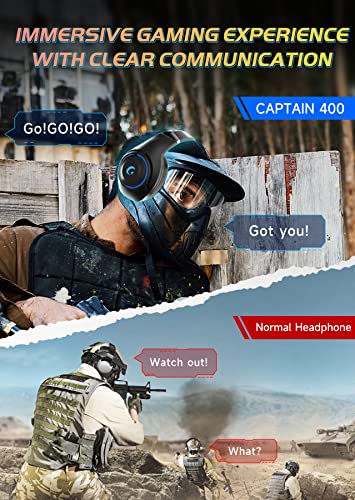 KAPEYDESI Wireless Gaming Headset, 2.4GHz USB Gaming Headphones for PS5, PS4,Switch,PC,Mac with Bluetooth 5.2, 40H Battery, ENC Noise Canceling Microphone, 3.5mm Wired Jack for Xbox Series (Black)